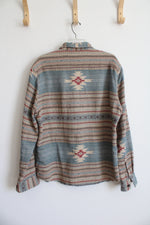 Faherty Southwest Patterned Western Button Down | L