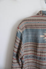 Faherty Southwest Patterned Western Button Down | L