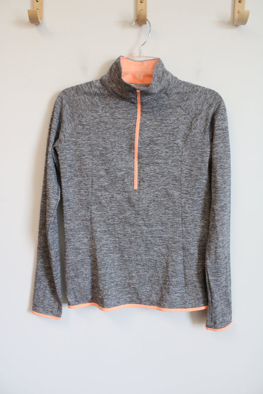 Under Armour Fitted Gray 1/4 Zip Pullover | XS