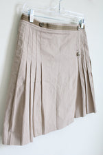 NEW Brooks Brothers Tan Pleated Skirt | 6