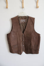 First Genuine Leather Brown Vest | 46