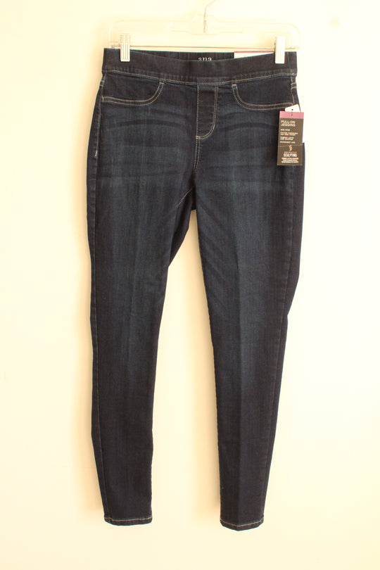 NEW A.N.A. Dark Wash Pull-on Jegging | S