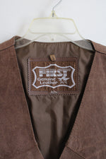 First Genuine Leather Brown Vest | 46