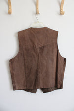 First Genuine Leather Brown Vest | 46