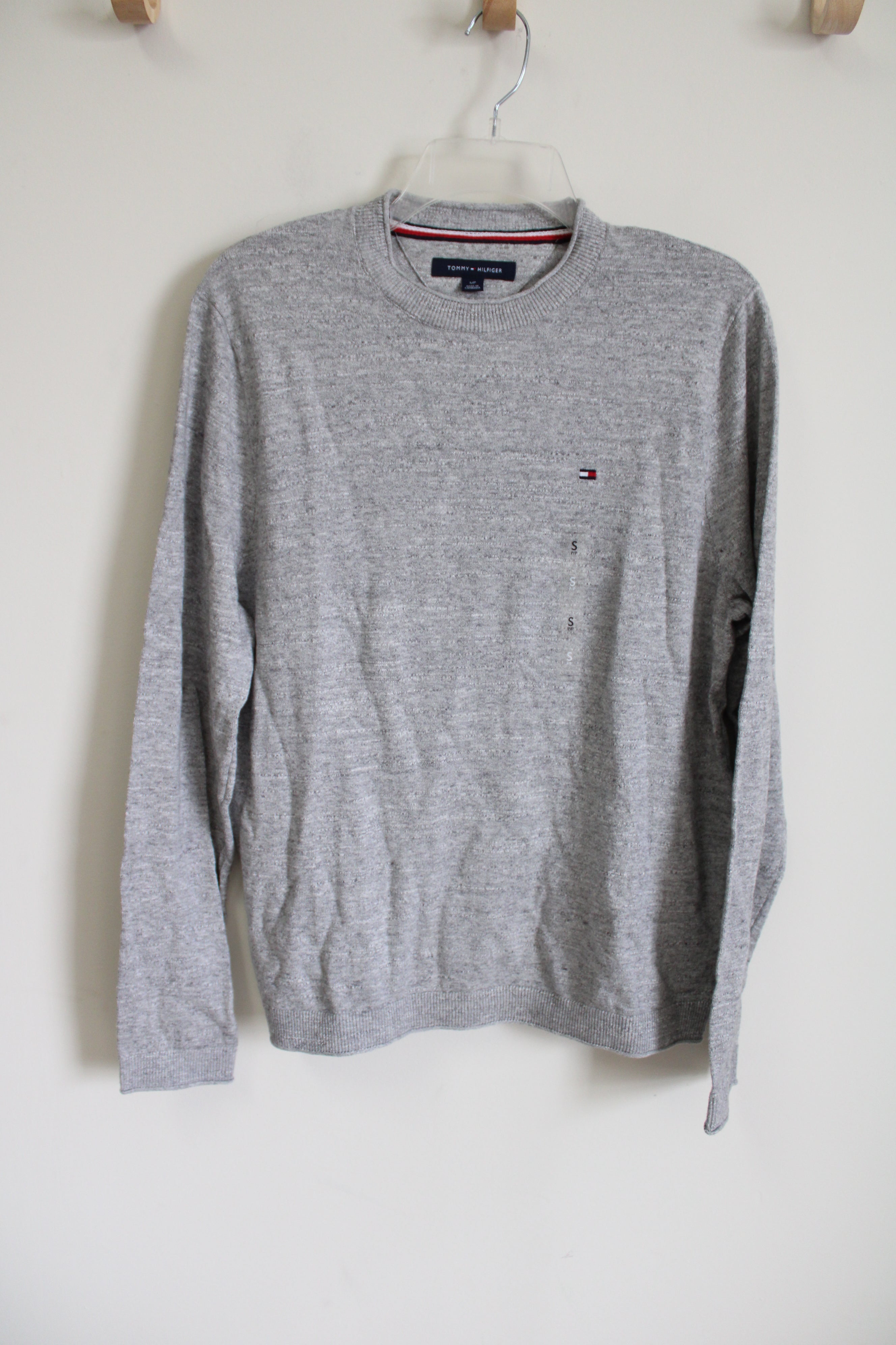 NEW Tommy Gray Knit Sweater – Jubilee Thrift