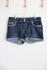 Maurices Denim Sparkle Shorts | 16