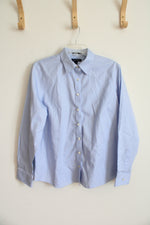 Lands' End Light Blue Button Down Shirt | 14