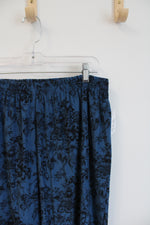 NEW R&K Blue & Black Patterned Pants | 16W