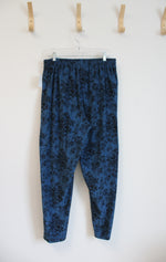 NEW R&K Blue & Black Patterned Pants | 16W