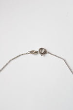 Sapphire Teardrop Sterling Silver Pendant Moving Gem Necklace