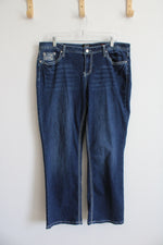 Earl Jean Barely Boot Embroidered Jeans | 16P