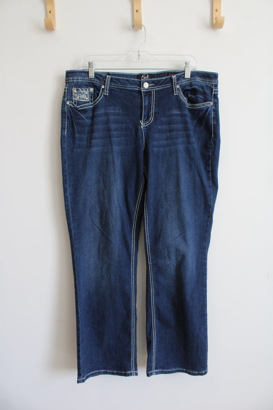 Earl Jean Barely Boot Embroidered Jeans | 16P