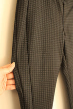 NEW Christopher & Banks Gray and Black Houndstooth Leggings | S-P