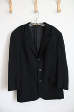 Cellini Linea Uomo Black Wool Blazer | 42R