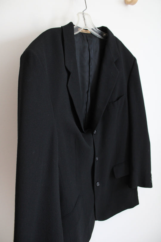 Cellini Linea Uomo Black Wool Blazer | 42R