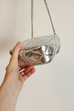 Kate Spade New York Lunar Light Metallic Leather Carey Micro Flap Crossbody Bag
