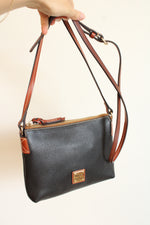 Dooney & Bourke Pebble Grain Rosie Navy Blue Crossbody Purse
