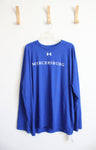 Under Armour Heatgear Loose Fit Blue Mercersburg Long Sleeved Shirt | 3XL