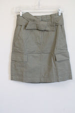 NEW LOFT Army Green Cargo Skirt | 0 Petite