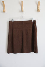 Max Studio Brown Suede Skirt | M