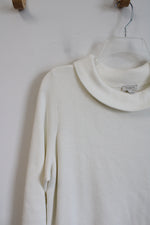 Talbots Soft Cream Tunic Sweater | X