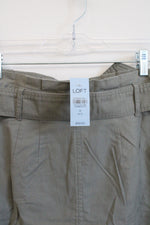 NEW LOFT Army Green Cargo Skirt | 0 Petite