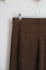 Max Studio Brown Suede Skirt | M