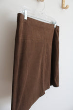 Max Studio Brown Suede Skirt | M