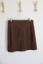 Max Studio Brown Suede Skirt | M