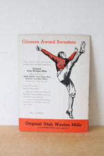 Santa Clara Vs. Utah University Sept. 30th, 1939 Football Program