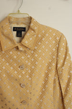 Brooks Brothers Yellow Button Down Dress Jacket | 10