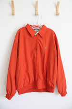 Vintage Tommy Hilfiger Fleece Lined Orange Jacket | XL