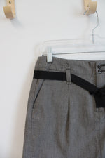 Gap Gray Black Bow Wool Blend Mini Skirt | 4
