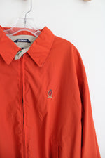 Vintage Tommy Hilfiger Fleece Lined Orange Jacket | XL