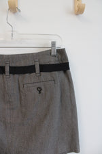 Gap Gray Black Bow Wool Blend Mini Skirt | 4