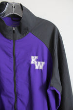 Nike Dri-Fit Purple & Gray KW Full Zip Jacket | L