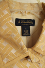 Brooks Brothers Yellow Button Down Dress Jacket | 10