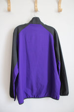 Nike Dri-Fit Purple & Gray KW Full Zip Jacket | L