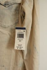 NEW Polo Ralph Lauren Bleached Denim Button Up Western Shirt | S