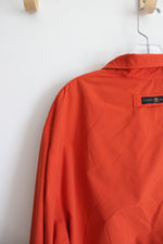 Vintage Tommy Hilfiger Fleece Lined Orange Jacket | XL
