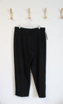 NEW Briggs New York Black Striped Trouser Pants | 18