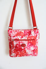 Coach Getaway Signature Nylon Red & Pink File Crossbody Bag