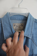 NEW Polo Ralph Lauren Belted Button Down Denim Dress | 12