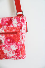 Coach Getaway Signature Nylon Red & Pink File Crossbody Bag