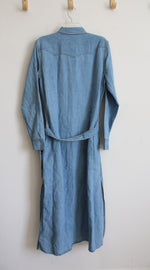 NEW Polo Ralph Lauren Belted Button Down Denim Dress | 12