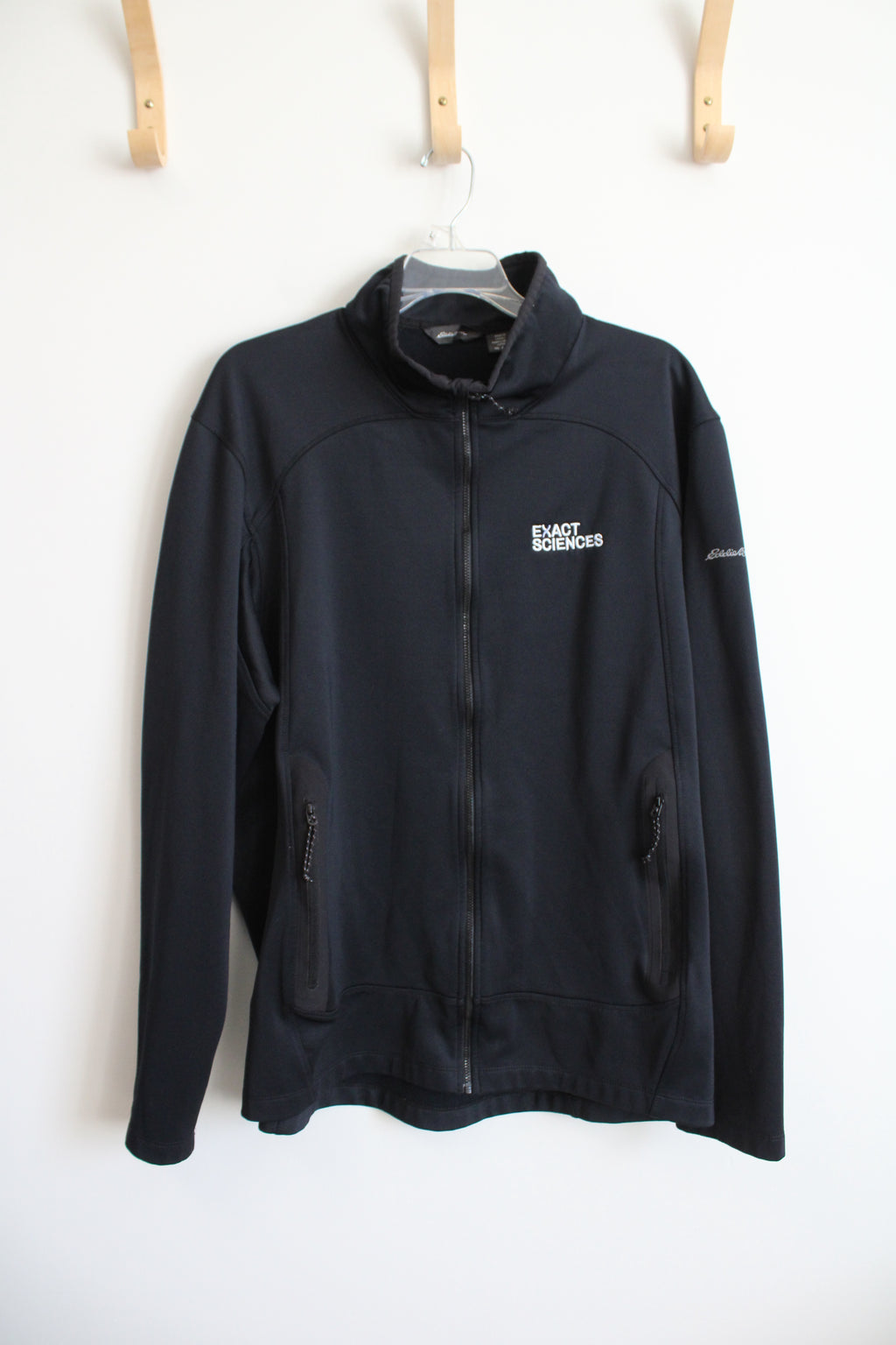 Eddie Bauer Black Exact Sciences Full Zip Jackets | XL