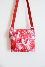 Coach Getaway Signature Nylon Red & Pink File Crossbody Bag