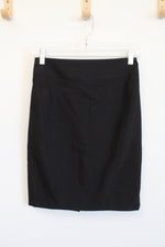NEW LOFT Black Stretch Pencil Skirt | 0 Petite