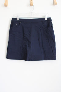 Hearts of Palm Petite Navy Blue Skort | 12P