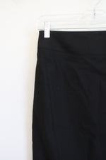 NEW LOFT Black Stretch Pencil Skirt | 0 Petite